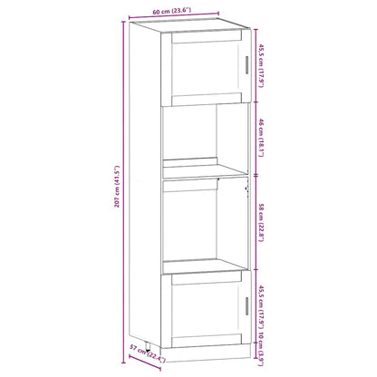 vidaXL 7-tlg. Küchenschrank-Set Porto Schwarz Holzwerkstoff