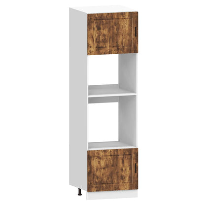 vidaXL 7-tlg. Küchenschrank-Set Kalmar Räuchereiche Holzwerkstoff