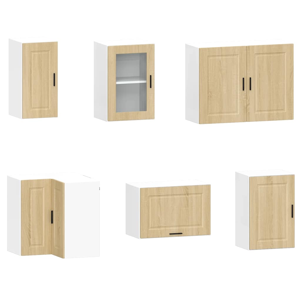 vidaXL Ensemble de 11 meubles de cuisine Porto Chêne Sonoma Bois d'ingénierie