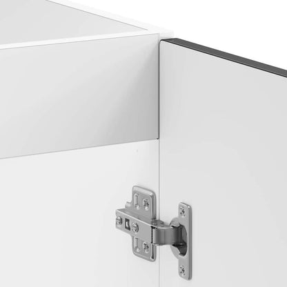 vidaXL Küchenschrank Kalmar Schwarz 80 x 46 x 81.5 cm Holzwerkstoff