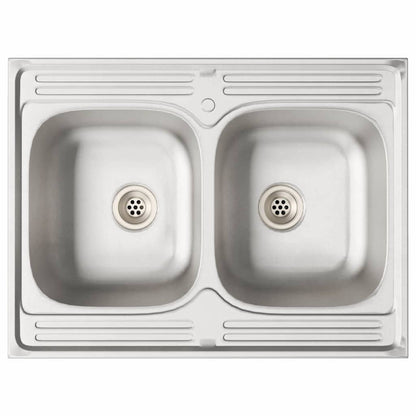 vidaXL Küchenschrank mit Tür Kalmar Glänzend Weiß 80 x 46 x 81.5 cm