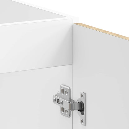 vidaXL Waschbecken-Unterschrank mit Tür Porto Braun 80 x 46 x 81.5 cm