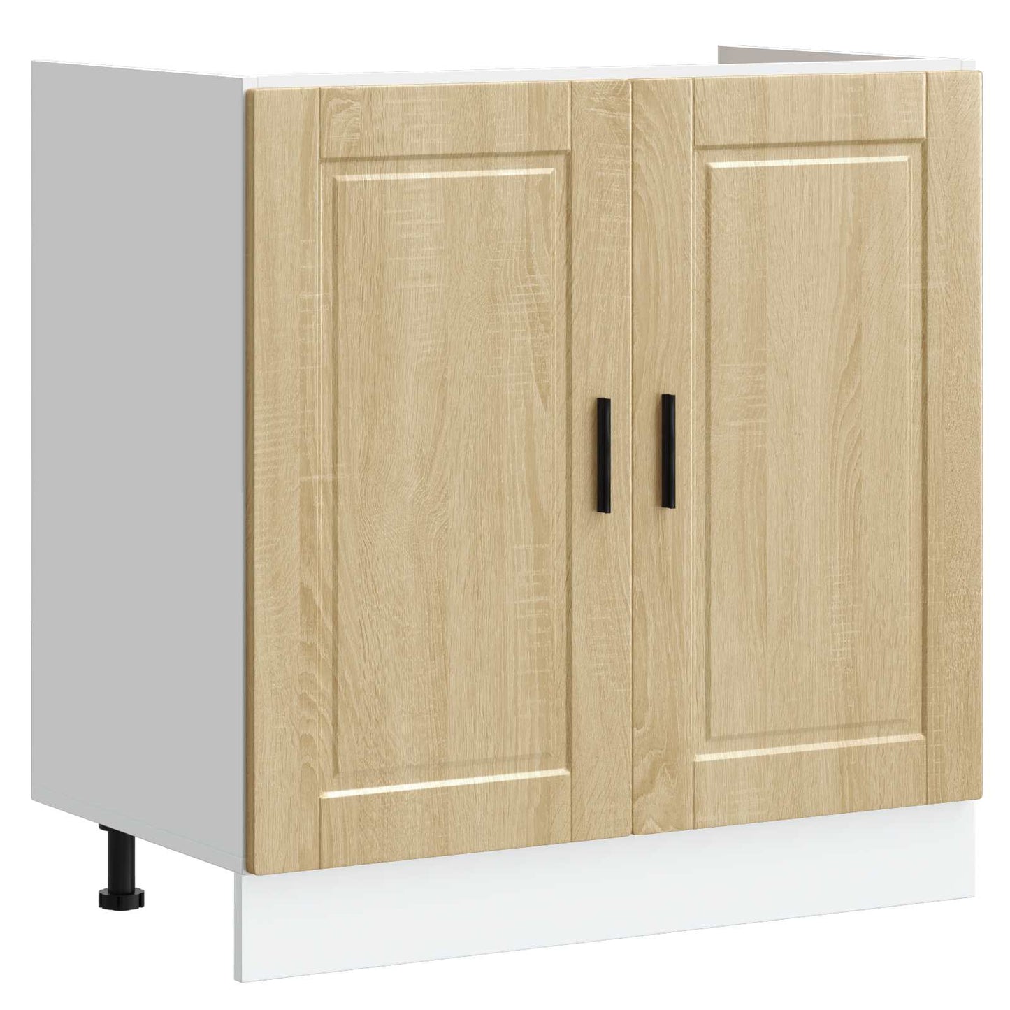 vidaXL Waschbecken-Unterschrank mit Tür Porto Braun 80 x 46 x 81.5 cm