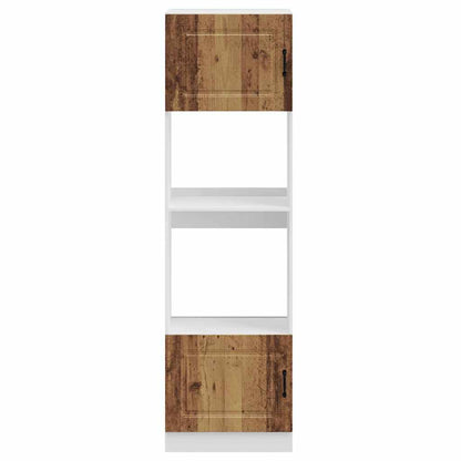 vidaXL Armoires à linge 2 pcs Aspect bois de récupération Kalmar Bois d'ingénierie