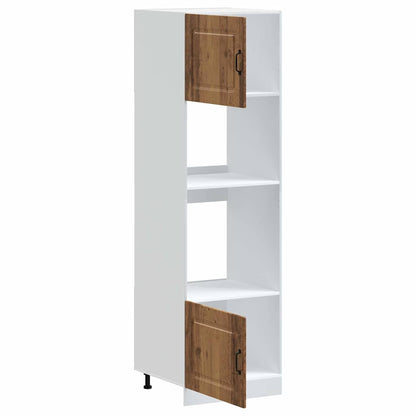 vidaXL Armoires à linge 2 pcs Aspect bois de récupération Kalmar Bois d'ingénierie