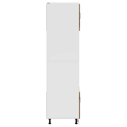 vidaXL Armoires à linge 2 pcs Aspect bois de récupération Kalmar Bois d'ingénierie