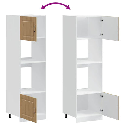 Herdumbauschränke 2 Stk. Kalmar Artisan-Eiche Holzwerkstoff