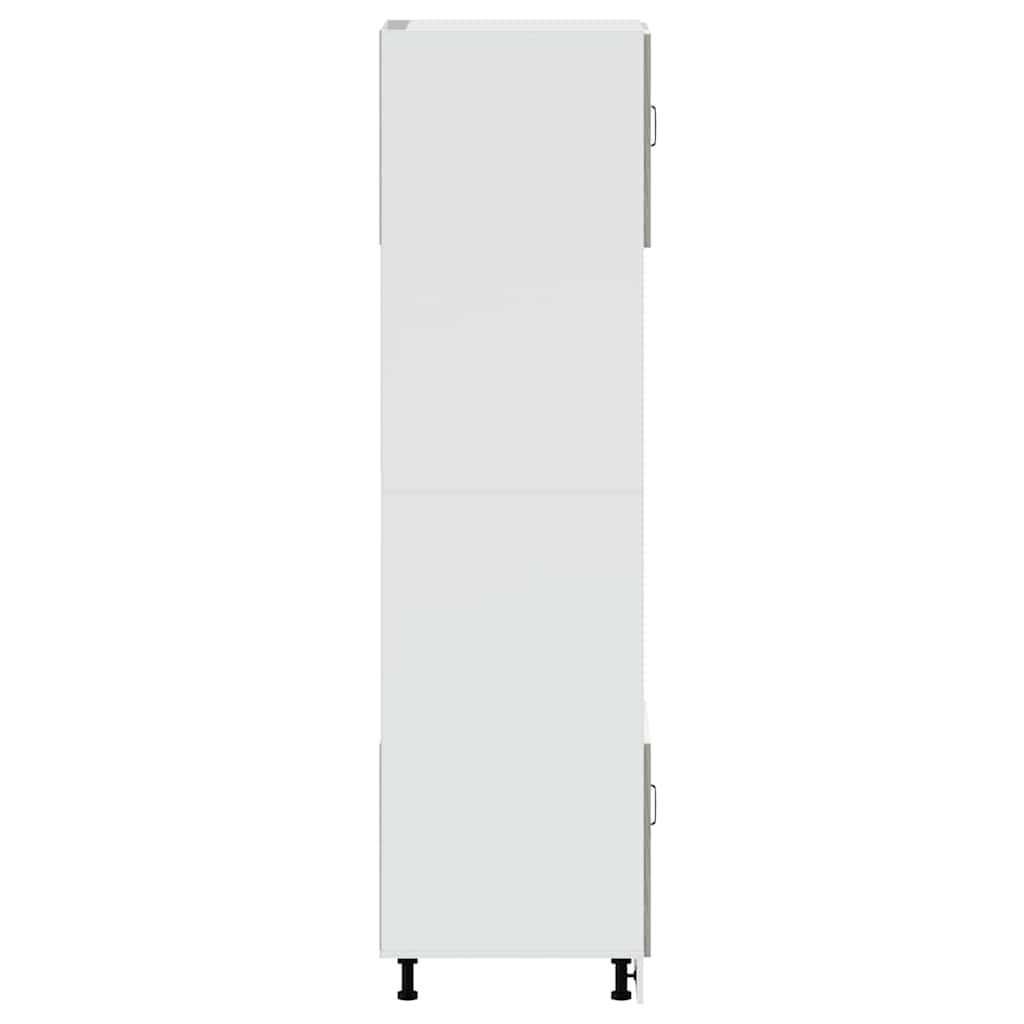 vidaXL Meubles bas de cuisine 2 pcs Kalmar Gris sonoma Bois d'ingénierie