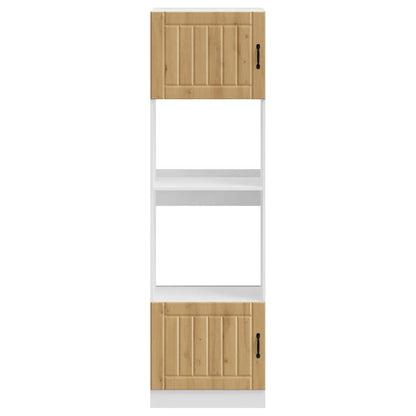 vidaXL Herdumbauschränke 2 Stk. Lucca Artisan-Eiche Holzwerkstoff