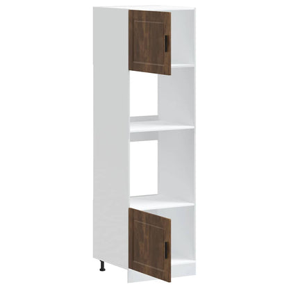 Herdumbauschränke 2 Stk. Porto Räuchereiche Holzwerkstoff