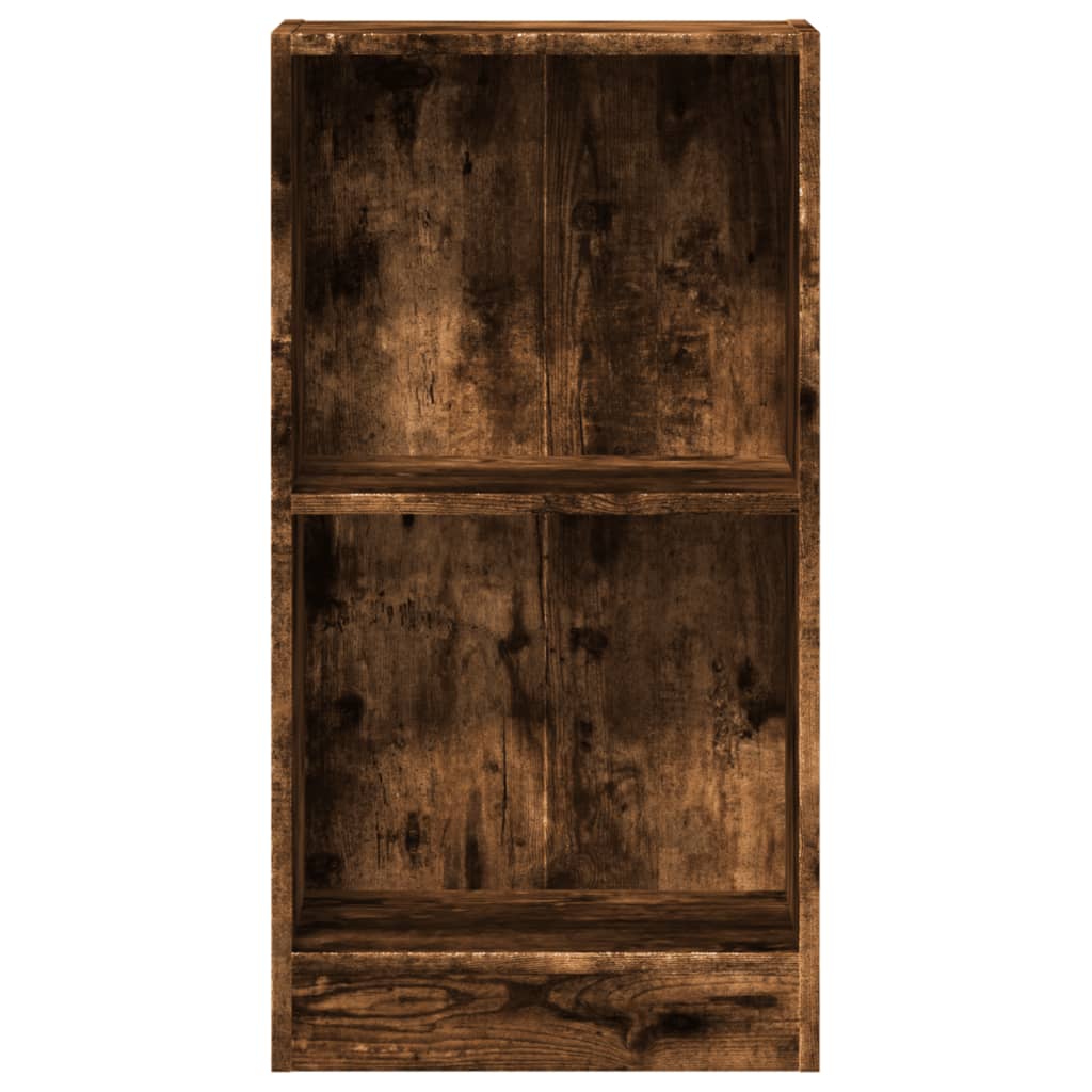 vidaXL Bibliothèque chêne fumé 40x24x76 cm bois d'ingénierie
