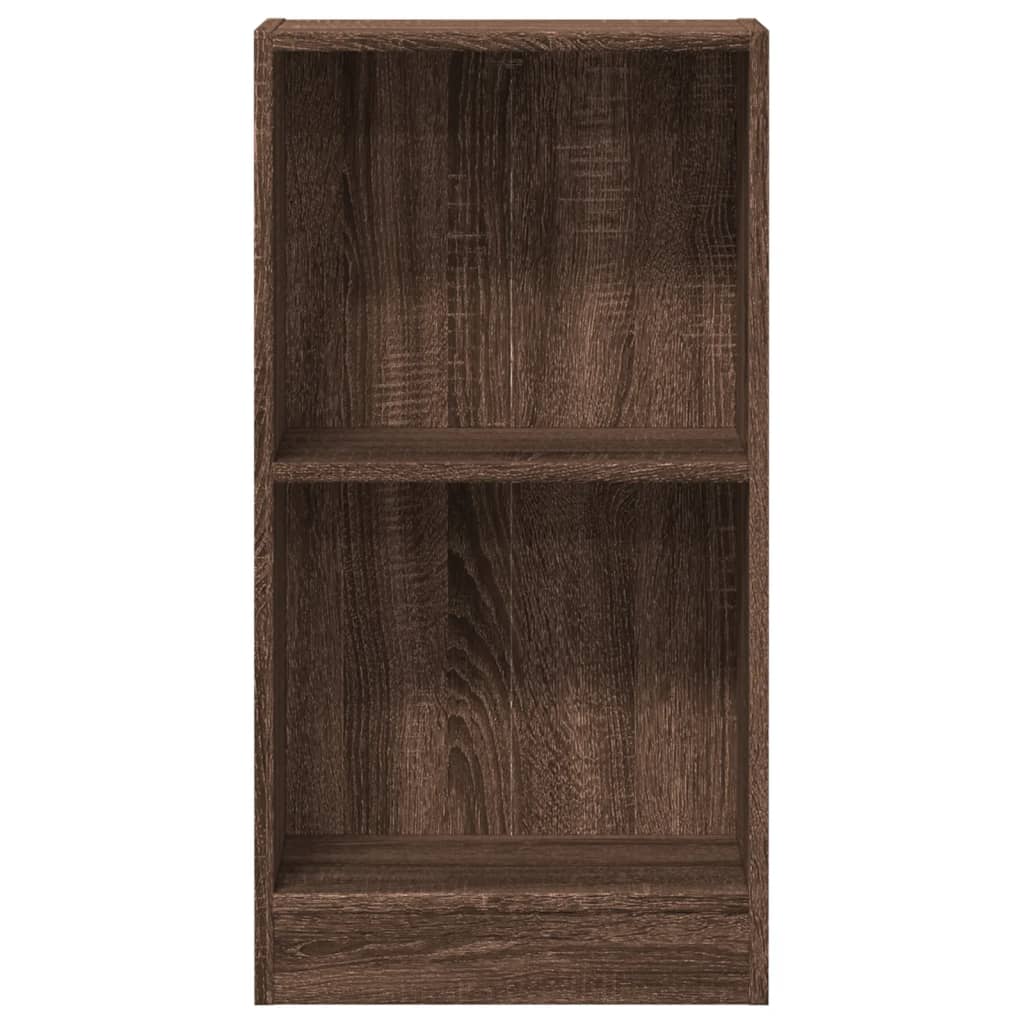 vidaXL Bibliothèque marron aspect chêne 40x24x76 cm bois d'ingénierie