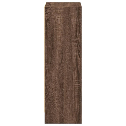 vidaXL Bibliothèque marron aspect chêne 40x24x76 cm bois d'ingénierie