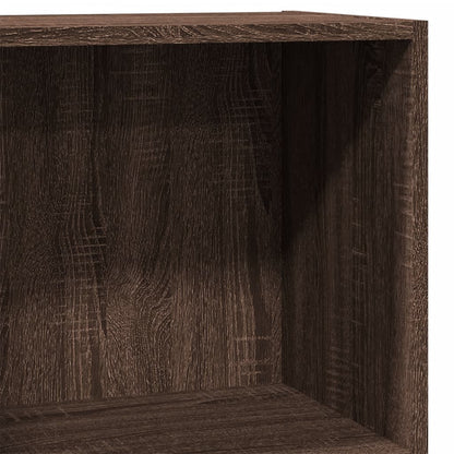 vidaXL Bibliothèque marron aspect chêne 40x24x76 cm bois d'ingénierie