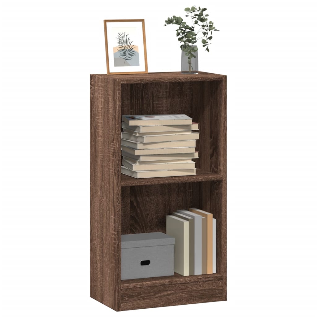 vidaXL Bibliothèque marron aspect chêne 40x24x76 cm bois d'ingénierie