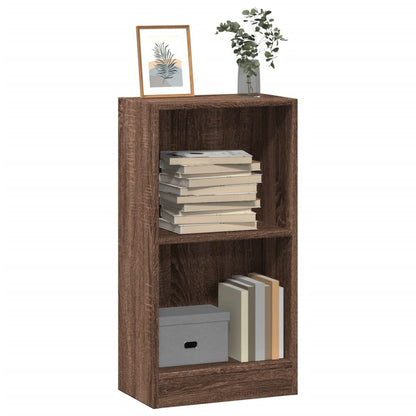 vidaXL Bibliothèque marron aspect chêne 40x24x76 cm bois d'ingénierie