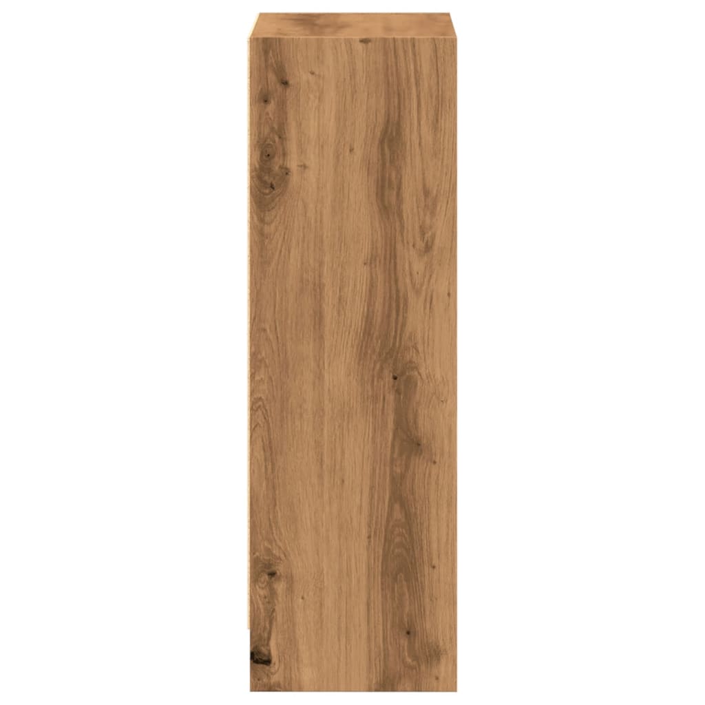 vidaXL Bibliothèque Chêne artisan 40x24x76 cm Bois d'ingénierie