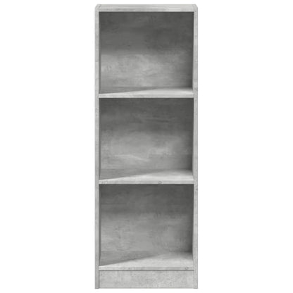 vidaXL Bücherregal Betongrau 40x24x109 cm Holzwerkstoff