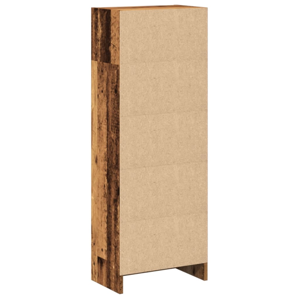 vidaXL Bücherregal Altholz-Optik 40x24x109 cm Holzwerkstoff