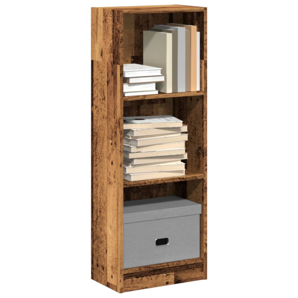 vidaXL Bücherregal Altholz-Optik 40x24x109 cm Holzwerkstoff