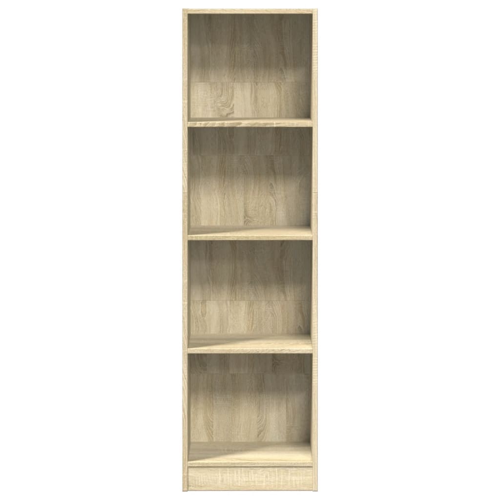 vidaXL Bücherregal Sonoma-Eiche 40x24x143 cm Holzwerkstoff