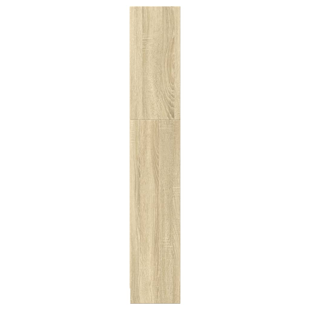 vidaXL Bücherregal Sonoma-Eiche 40x24x143 cm Holzwerkstoff