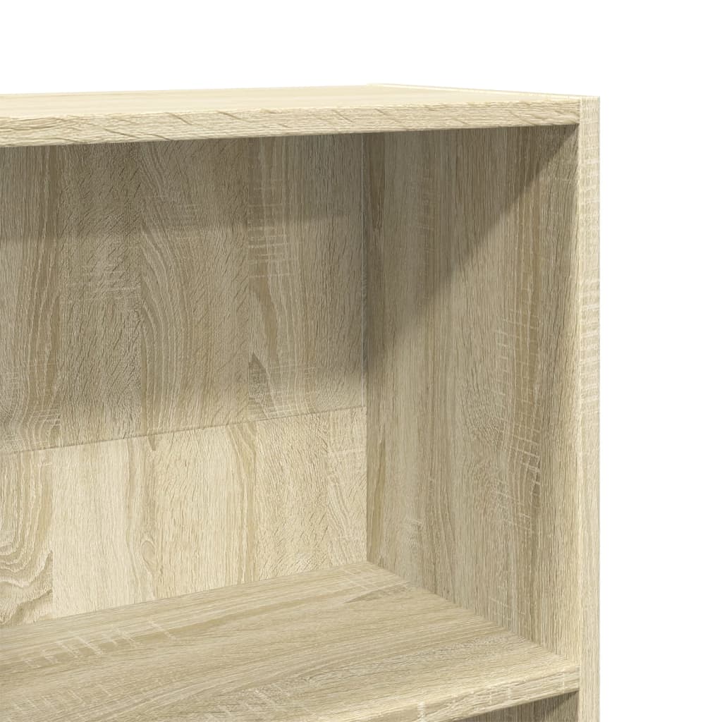vidaXL Bücherregal Sonoma-Eiche 40x24x143 cm Holzwerkstoff