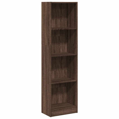 vidaXL Étagère à livres aspect chêne marron 40x24x143 cm en bois d'ingénierie