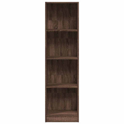vidaXL Étagère à livres aspect chêne marron 40x24x143 cm en bois d'ingénierie