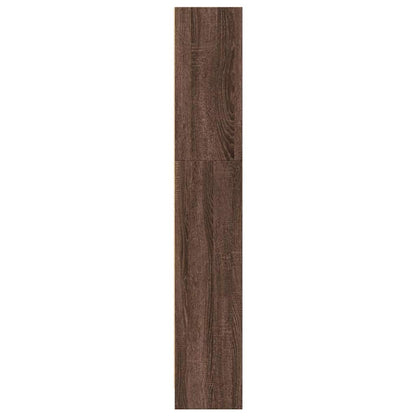 vidaXL Étagère à livres aspect chêne marron 40x24x143 cm en bois d'ingénierie