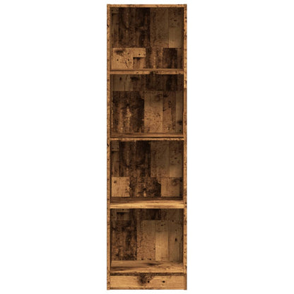 vidaXL Bücherregal Altholz-Optik 40x24x143 cm Holzwerkstoff