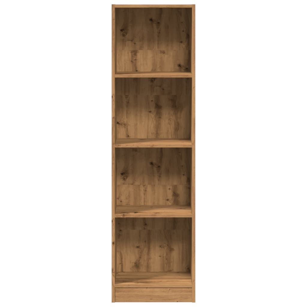 vidaXL Bücherregal Artisan-Eiche 40x24x143 cm Holzwerkstoff