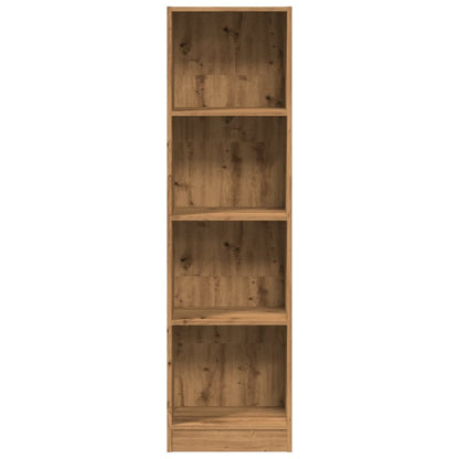 vidaXL Bücherregal Artisan-Eiche 40x24x143 cm Holzwerkstoff
