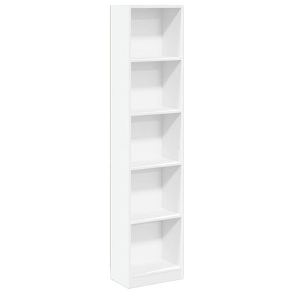 vidaXL Bibliothèque blanche 40x24x176 cm Aggloméré