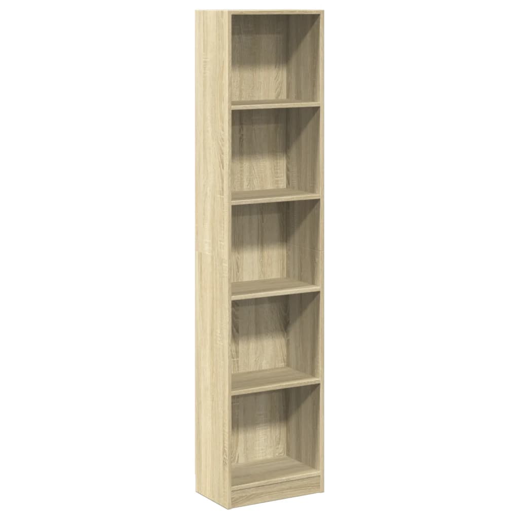 vidaXL Bibliothèque chêne sonoma 40x24x176 cm Aggloméré