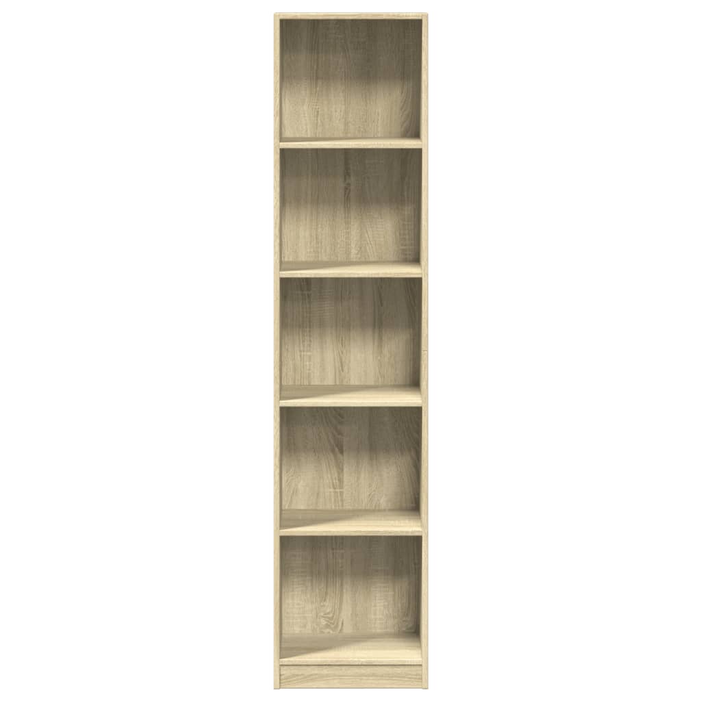 vidaXL Bibliothèque chêne sonoma 40x24x176 cm Aggloméré
