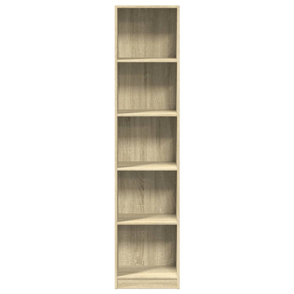 vidaXL Bibliothèque chêne sonoma 40x24x176 cm Aggloméré