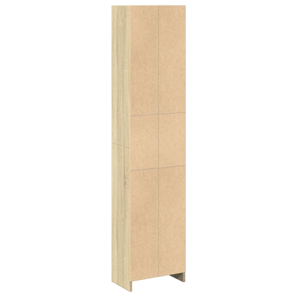 vidaXL Bibliothèque chêne sonoma 40x24x176 cm Aggloméré