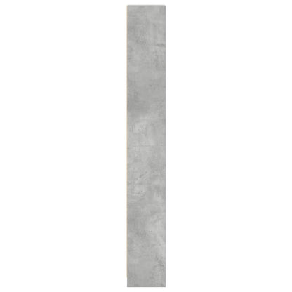vidaXL Bücherregal Betongrau 40x24x176 cm Holzwerkstoff