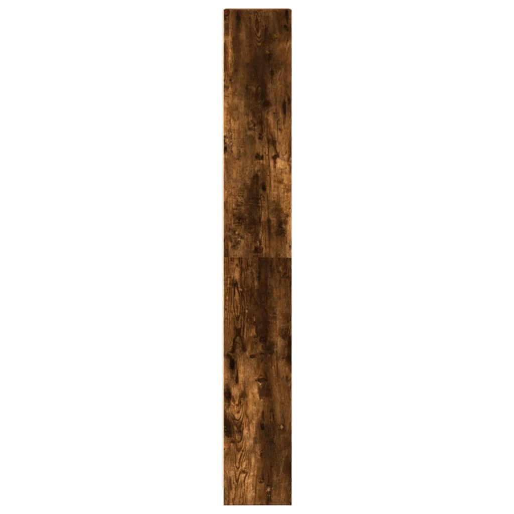vidaXL Bücherregal Räuchereiche 40x24x176 cm Holzwerkstoff