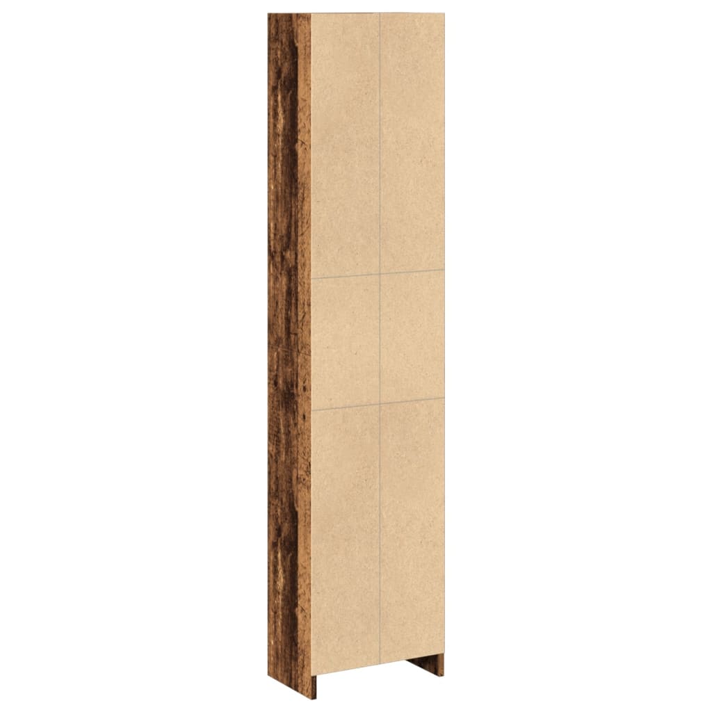 vidaXL Étagère en bois d'ingénierie aspect bois de récupération 40x24x176 cm