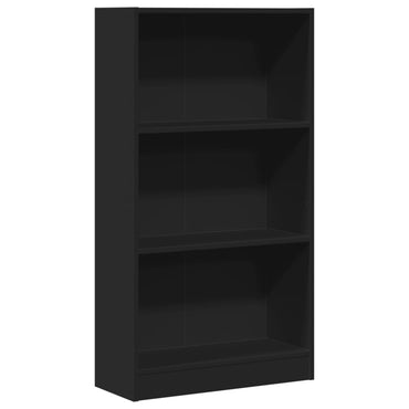 vidaXL Bibliothèque noire 60x24x109 cm Aggloméré