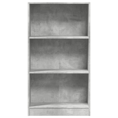 vidaXL Bücherregal Betongrau 60x24x109 cm Holzwerkstoff