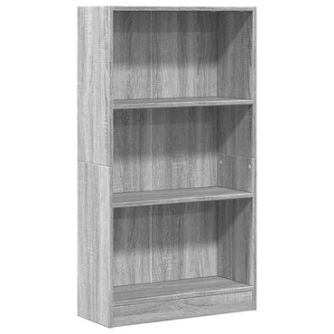 vidaXL Bibliothèque gris Sonoma 60x24x109 cm Aggloméré