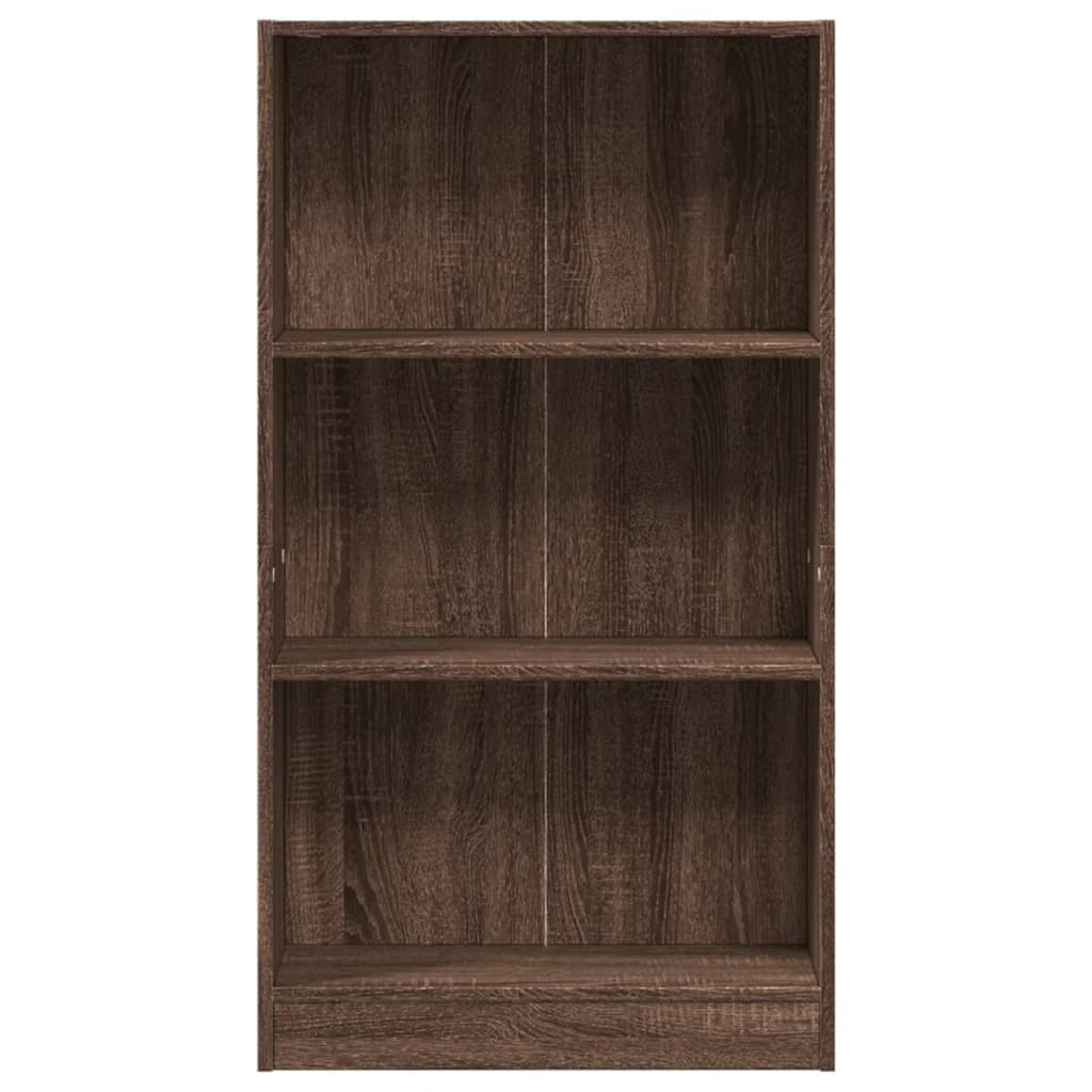 vidaXL Bücherregal Braun Eichen-Optik 60x24x109 cm Holzwerkstoff