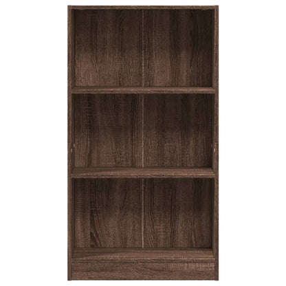 vidaXL Bücherregal Braun Eichen-Optik 60x24x109 cm Holzwerkstoff