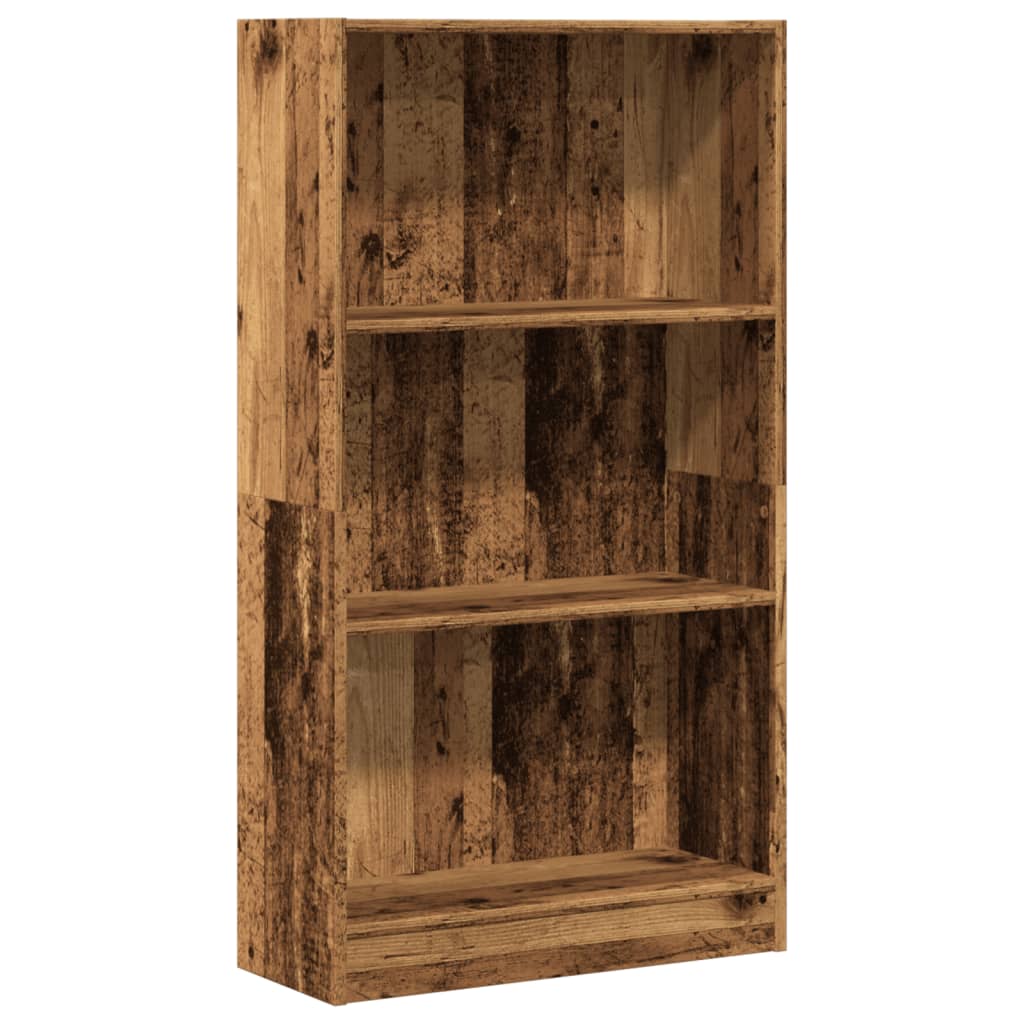 vidaXL Bücherregal Altholz-Optik 60x24x109 cm Holzwerkstoff