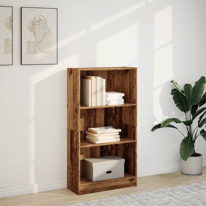vidaXL Bücherregal Altholz-Optik 60x24x109 cm Holzwerkstoff