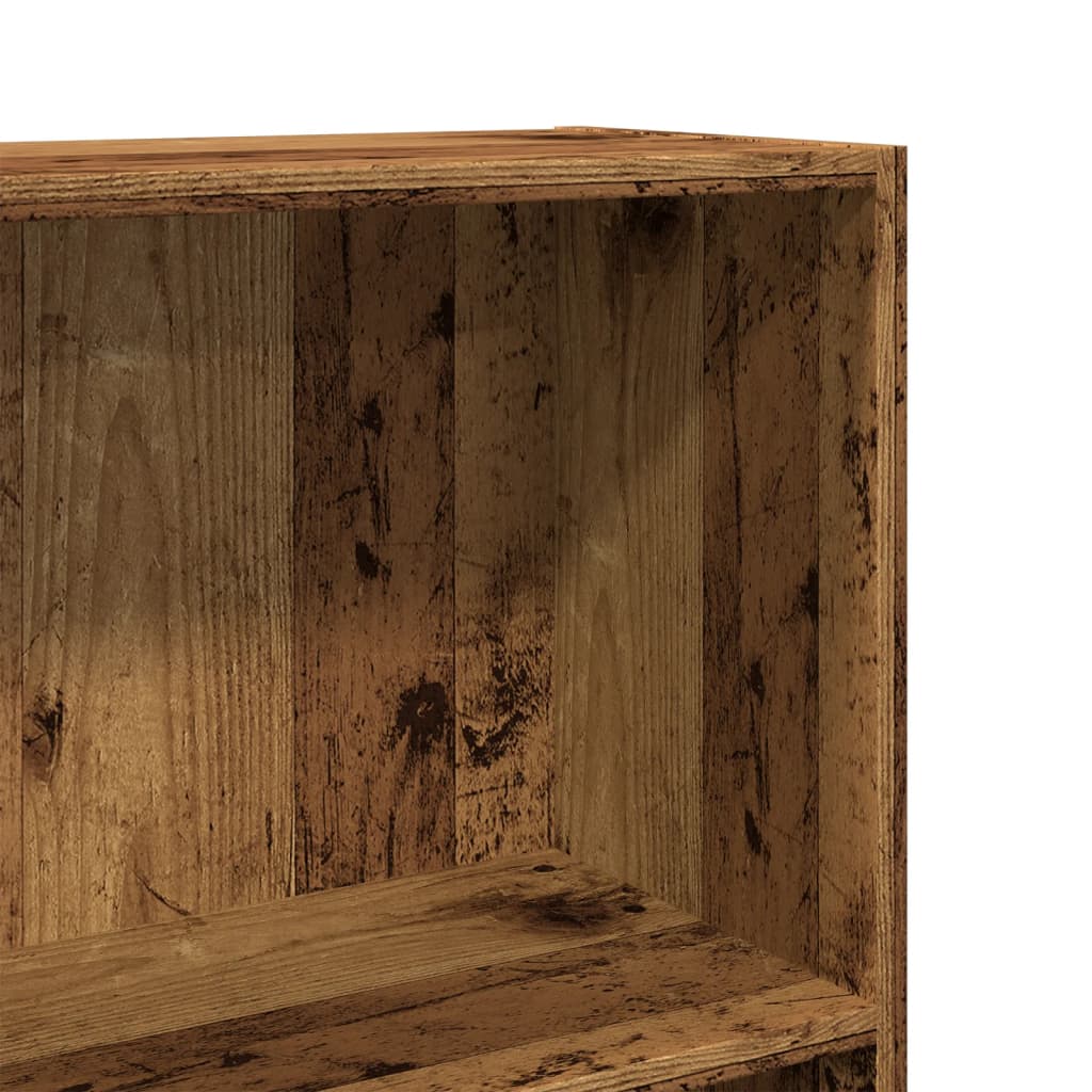 vidaXL Bücherregal Altholz-Optik 60x24x109 cm Holzwerkstoff