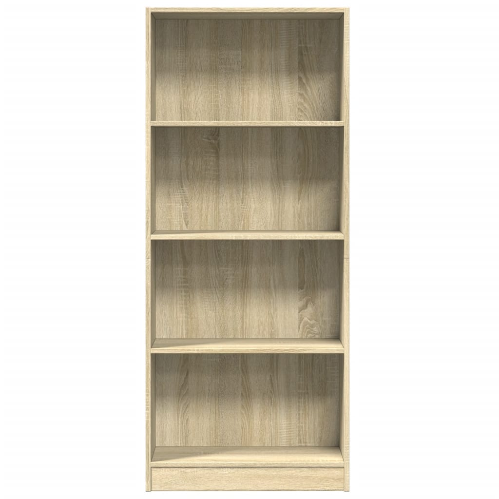 vidaXL Bücherregal Sonoma-Eiche 60x24x143 cm Holzwerkstoff